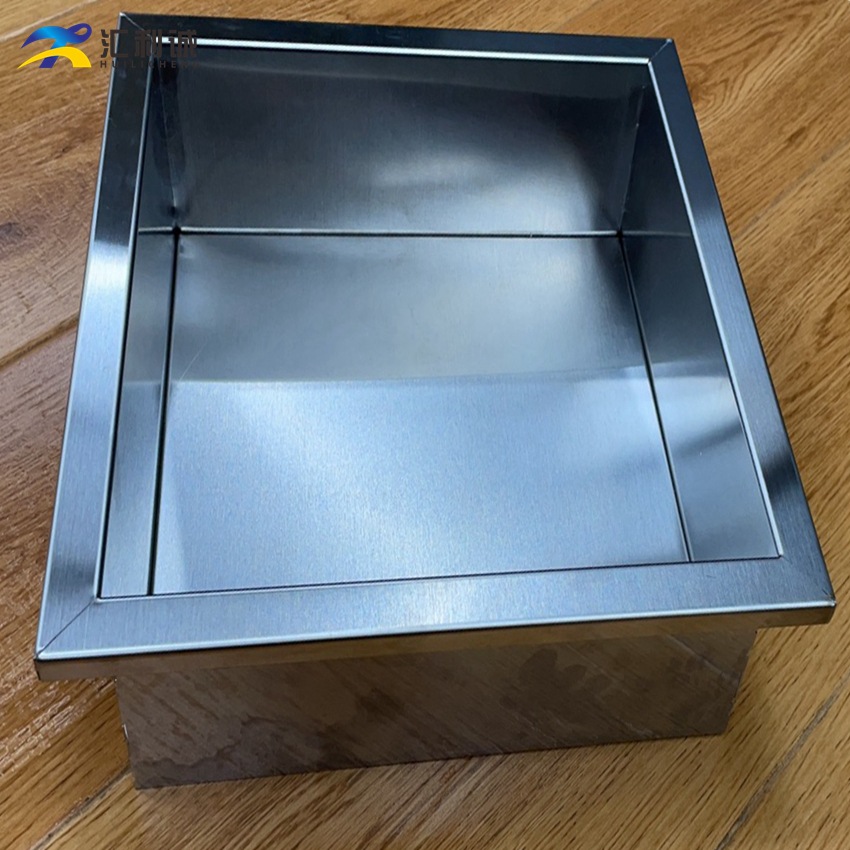 佛山不锈钢外壳加工定制不锈钢接水盆 不锈钢盒子折弯焊接加工厂