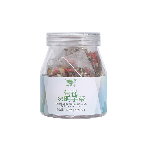 Yaozhiyuan Canned Chrysanthemum Cassia Seed Tea Burdock Root Honeysuckle Tea Osmanthus Triangle Tea Bag Tea Bag