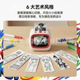 跨境新品AI打印机WIFI连接AI语音生成图片无需墨水礼物