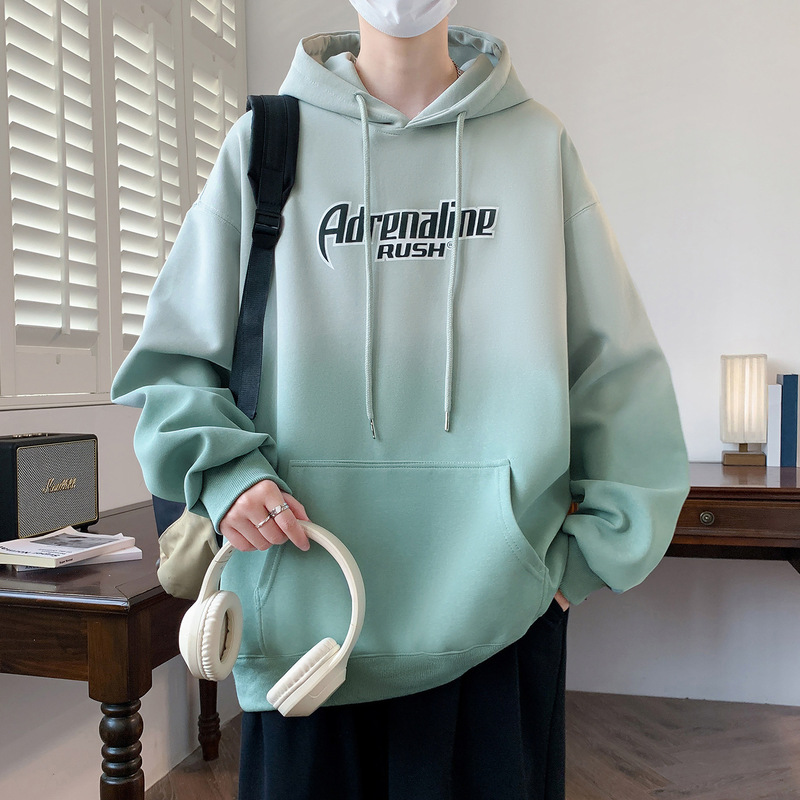 春秋季初中学生男孩长袖卫衣12-16岁青少年15大童潮牌上衣连帽衫|undefined