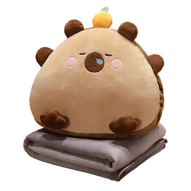 Kabibara almohada colcha de doble uso de oficina siesta manta sofá almohada manta almohada manta 3 - en - 1