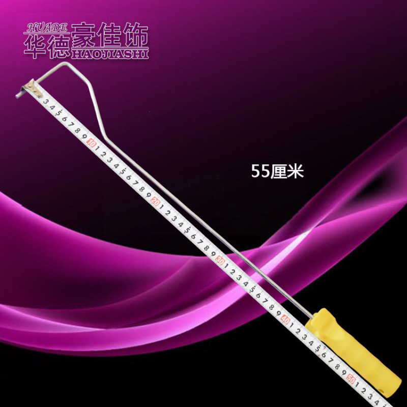 Cepillo de rodillo de pintura resistente a solventes de 4 pulgadas, diámetro engrosado, cepillo de rodillo de plástico reforzado con fibra de vidrio capilar en el pulgar, cabezal intercambiable