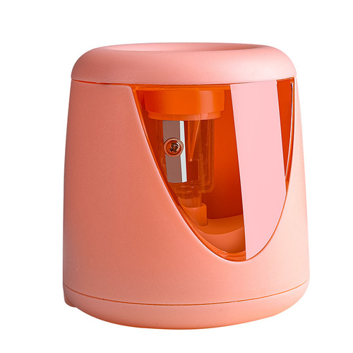 Creative round primary school student fully automatic pencil sharpener children's cartoon pencil sharpener pencil sharpener special electric pencil sharpener