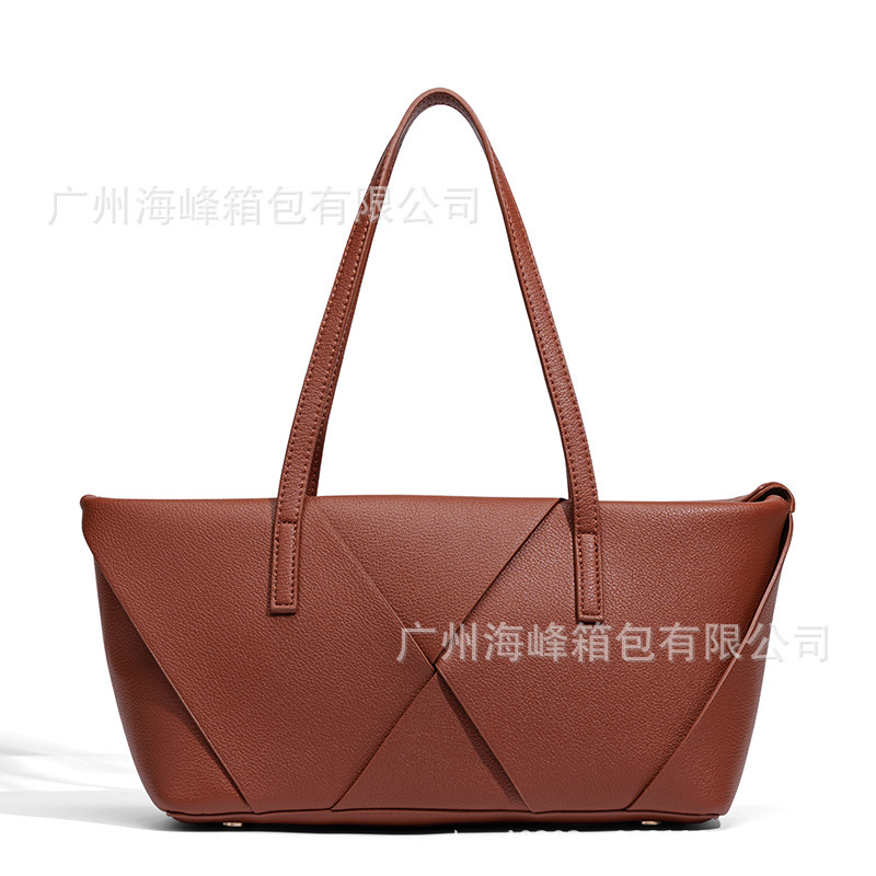 2025 秋季 新品 女包 时尚百搭交织细节装饰大容量拉链手提单肩包|undefined
