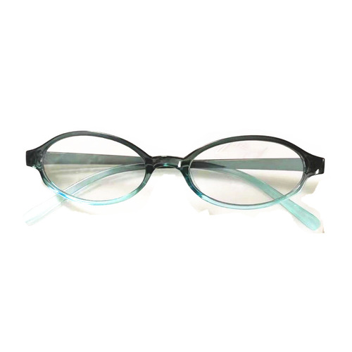 Retro small frame oval blue-green glasses frame Xiaohongshu Internet celebrity same style European and American plain light with myopia degree