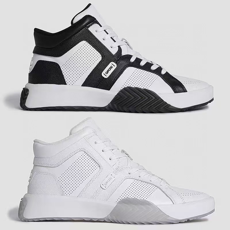 골프 여성용 미끄럼 방지 1층 소가죽 스포츠 신발 방수 통기성 편안한 하이탑 로우탑 여성용 운동화