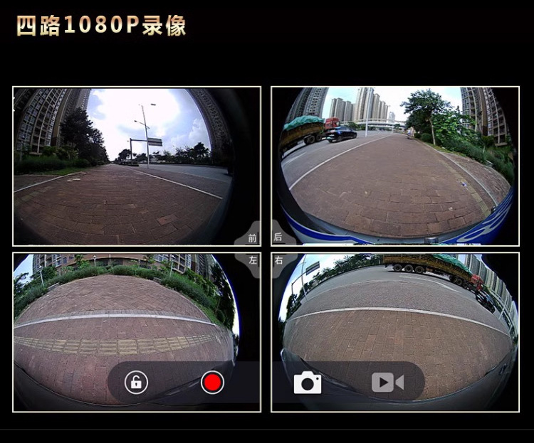 360 panoramic image system blind area right starlight night vision car camera 360 degree panoramic camera