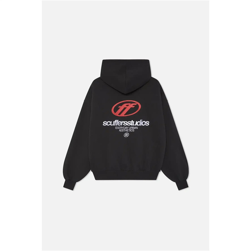 クロスボーダー速売ハイハイトレンドジャージゴシック風スーツ原宿scraffersロゴプリントスウェット|undefined