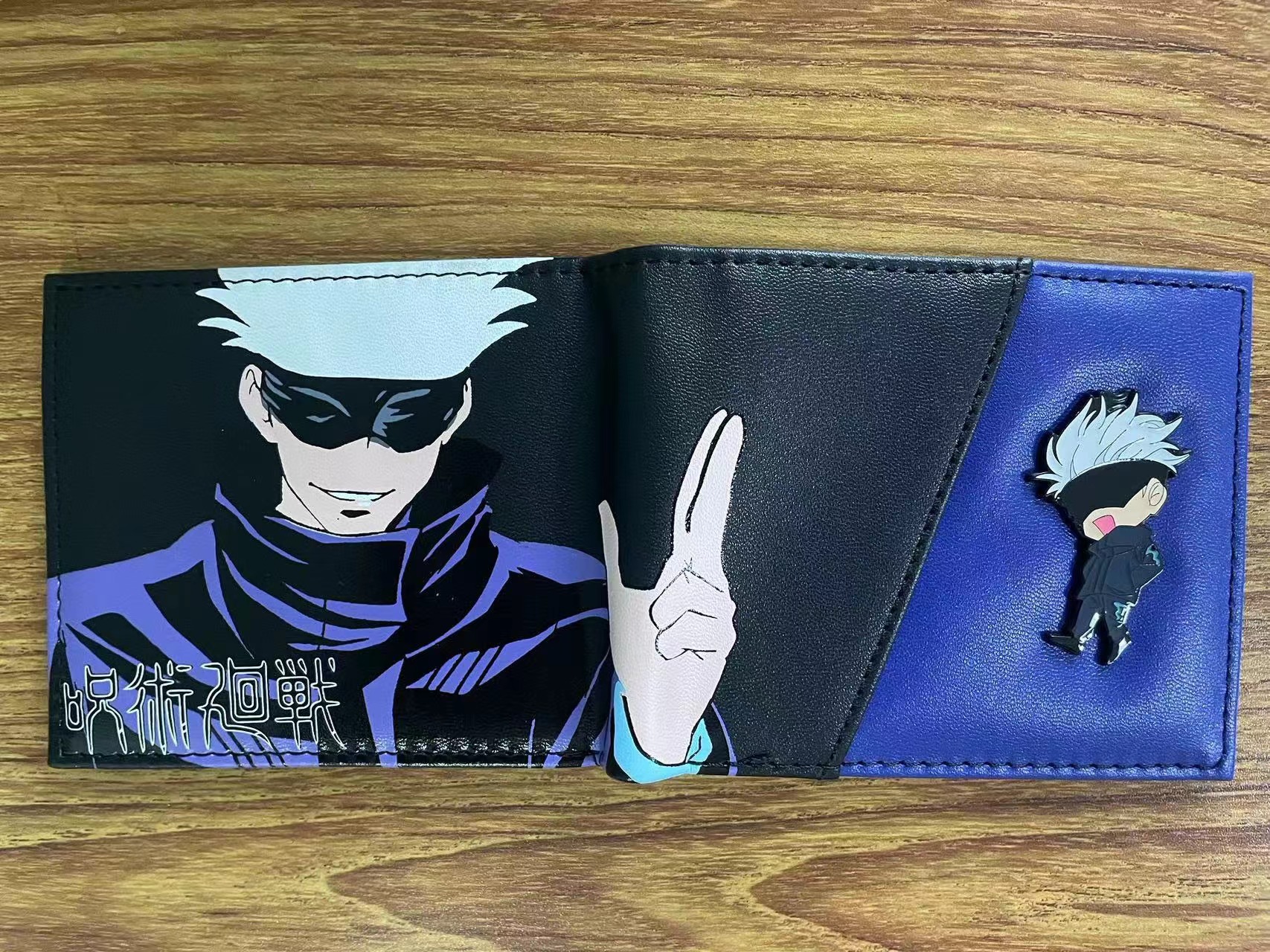 Superhéroes Deadpool Wolverine bolso de metal logo corto bolso de hombres y mujeres bolso de cambio de los Vengadores