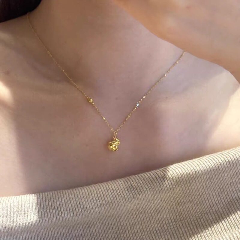 新款法式轻奢珍珠项链女小众复古不掉色锁骨链气质高级感项饰批发|undefined