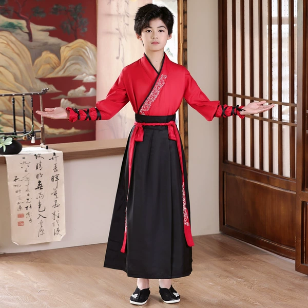 [儿童交领花男款]