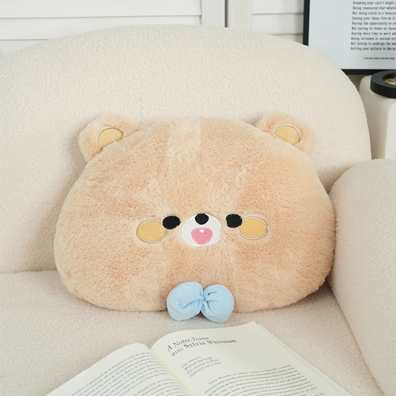 만화 활 곰 베개 라운드