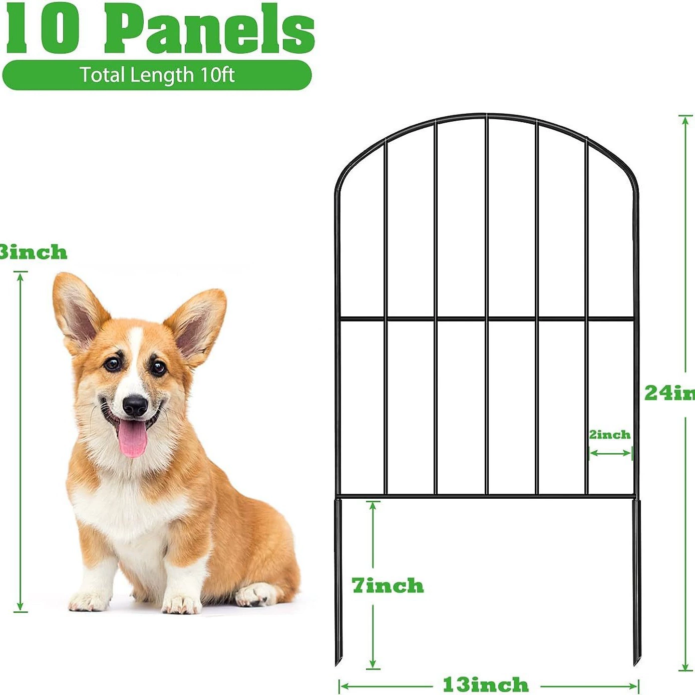 Новый кованый садовый забор забор европейский стиль домашних животных открытый огород декоративный забор газон ограждение