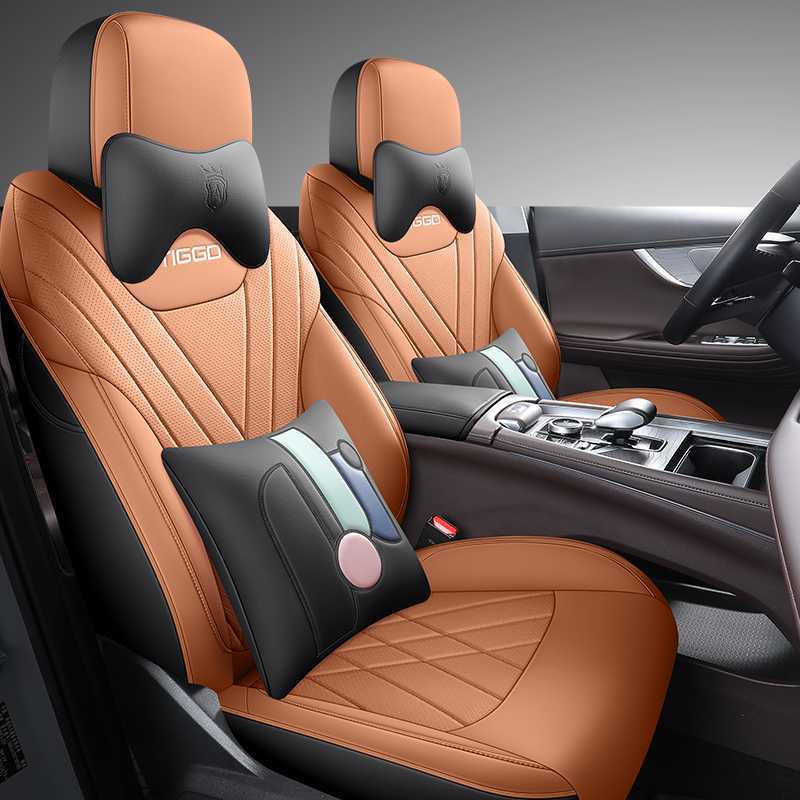 Chery – Modelə uyğun (Original) oturacaq örtükləri for 2025 Chery - bin-orange-deluxe-edition-note-car-model-year-5-seater