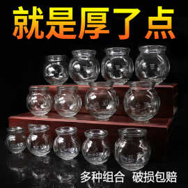 医者意玻璃罐子家用套装真空气罐中医拔气罐工具艾灸单个罐国医研