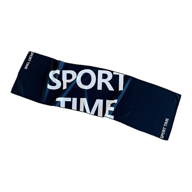 Toalla deportiva estampada con efecto frío, toalla refrescante de verano que absorbe el sudor y se seca rápidamente, toalla refrescante para correr y bádminton