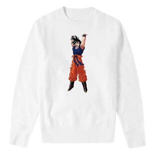 Японского аниме Dragon Ball Super Вторичный круглый вырез с длинным рукавом свитер для мужчин и женщин
