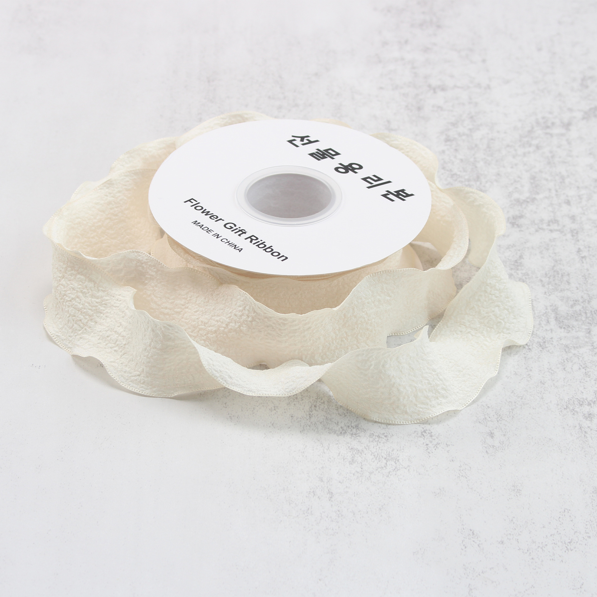 2,5 cinta plisada pastel de flores cola de pescado cinta de hilo embalaje para hornear caja de regalo de encaje arco de encaje DIY