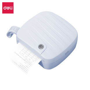 Deli GE220 phase printing treasure wrong topic printer student mini portable thermal printer mouth