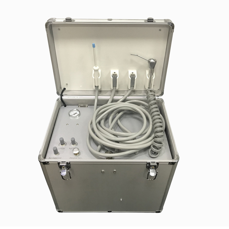 Máquina de tratamiento dental móvil Turbina integral portátil Máquina de molienda de alta velocidad Certificado de turbina de enseñanza completo