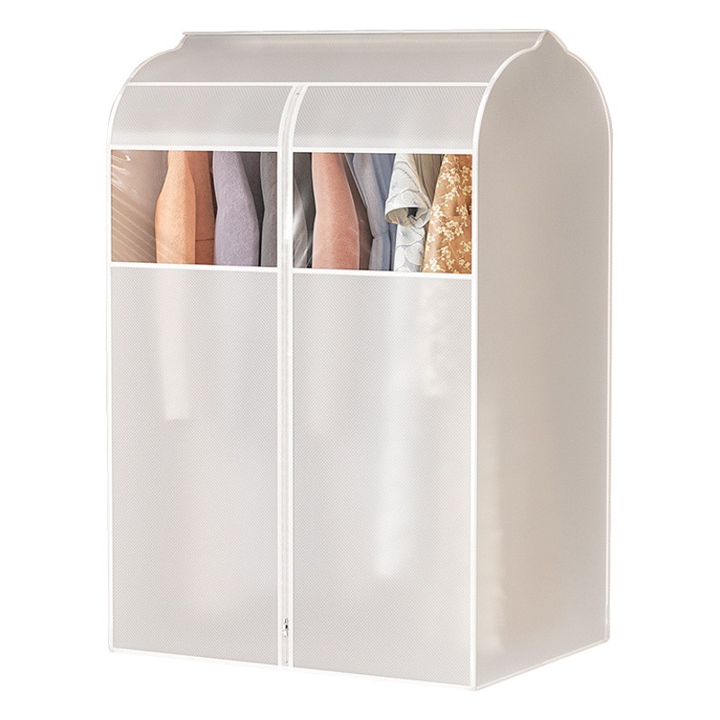 Clothes Dust Cover Clothes Hanger Clothes Dust Bag Suit Coat Wardrobe Hanging Bag Household Three-dimensional Clothes Cover Dust Cover
