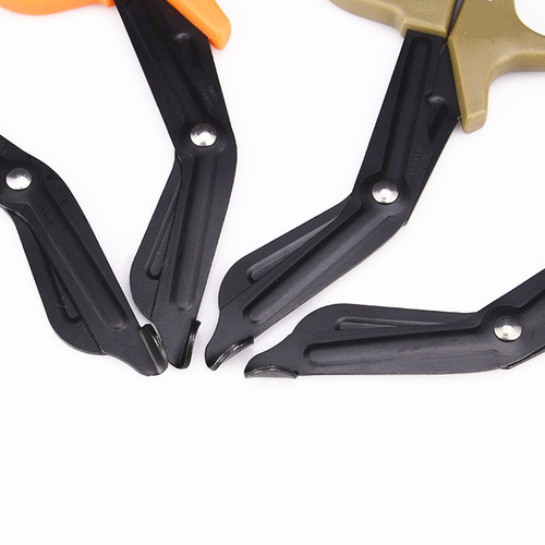 EDC military specification EMT survival rescue scissors with fine teeth, medical first aid kit, canvas scissors, wilderness survival equipment