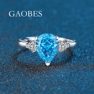 �¿�S925���y������Ů��ָ���{ɫ�Sɫ��ɫ��ɫ��ɫˮ���κ��s荽�