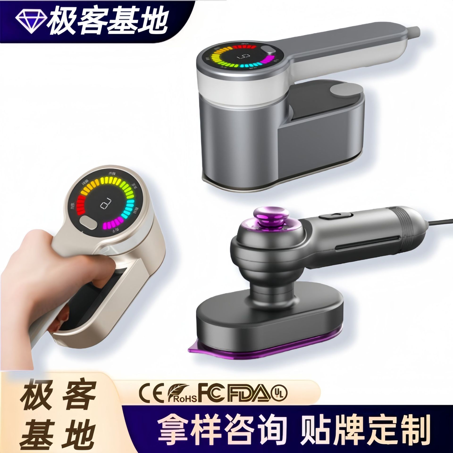 Cross-Border High-End Handheld Garment Ironing Machine High-Power Steam Household Portable Electric Iron Travel Iron