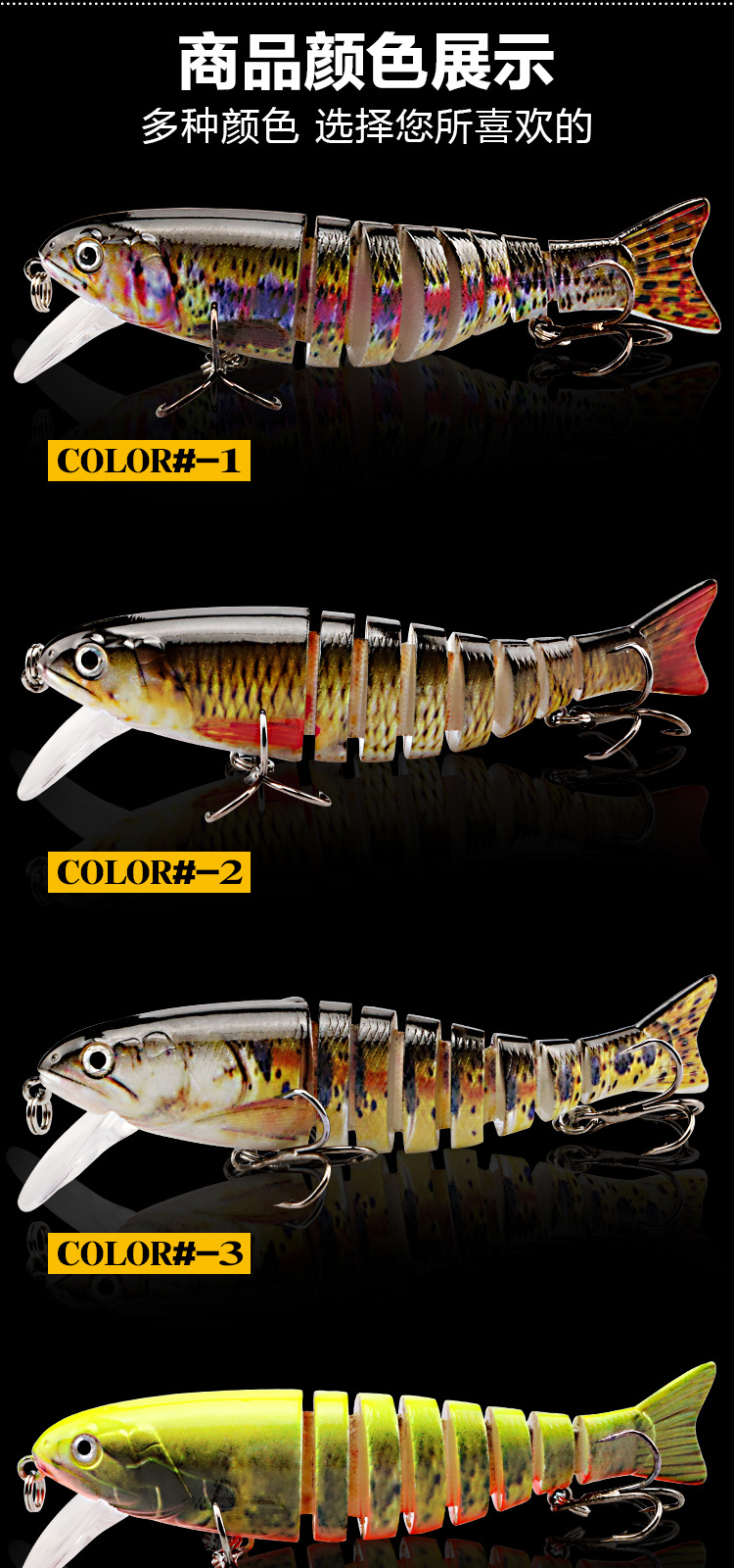 Sinking Hard Swimbaits Shallow Diving Jointed Swimbaits Carp Striped Bass Pesca Fishing Tackle SwimBait