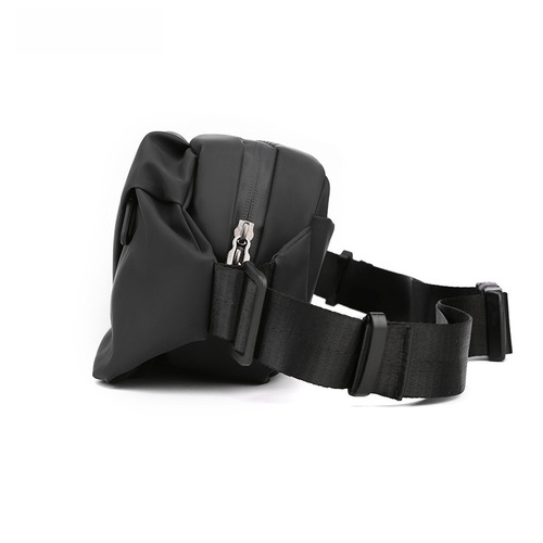 New Large Waterproof Multi-layer Men's Waist Bag Outdoor Leisure Trend Chest Bag Trendy Men Sports Waist Bag