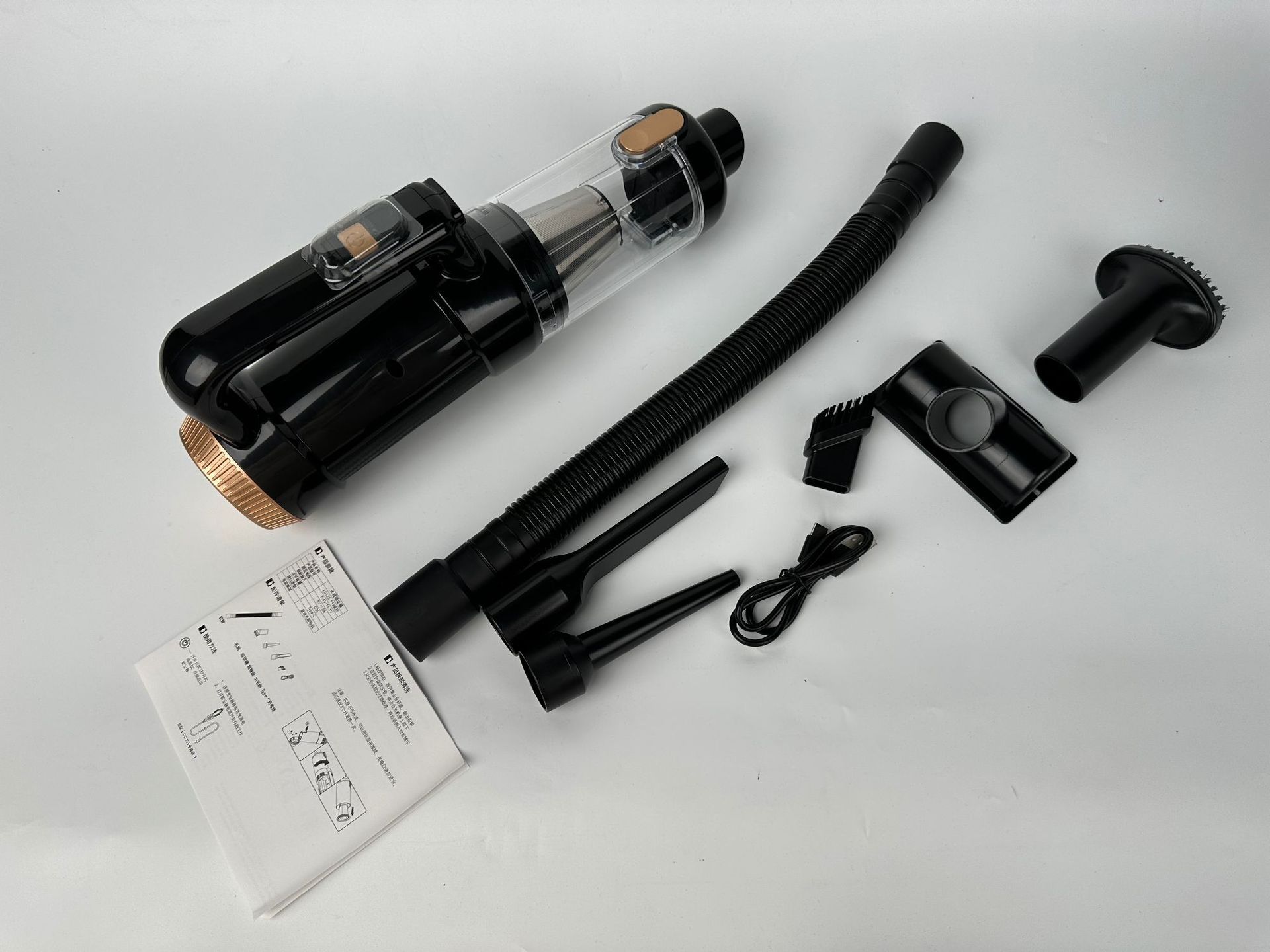 Car-Mounted Small High-Suction Vacuum Cleaner, Portable Dual-Purpose Handheld Car Vacuum Cleaner, Blowing and Suction Integrated