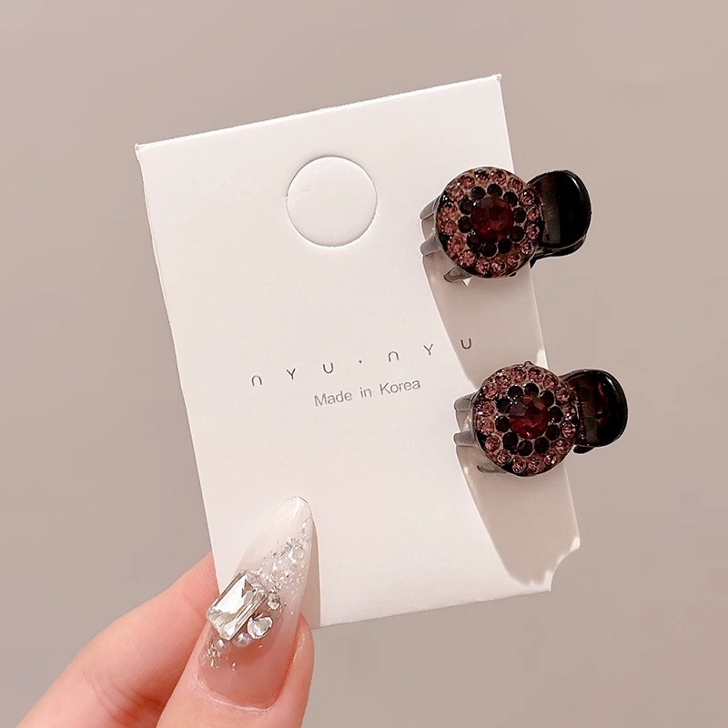 Exquisita mini flash broca de agarre princesa cabeza lateral broca de cabello trenzado frente mujer broca de cabello acabado broca pequeña broca