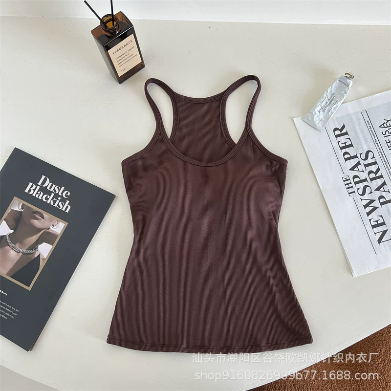 Базовая майка, белье как верхняя одежда, жилет, европейский стиль, Slim fit, без спинки