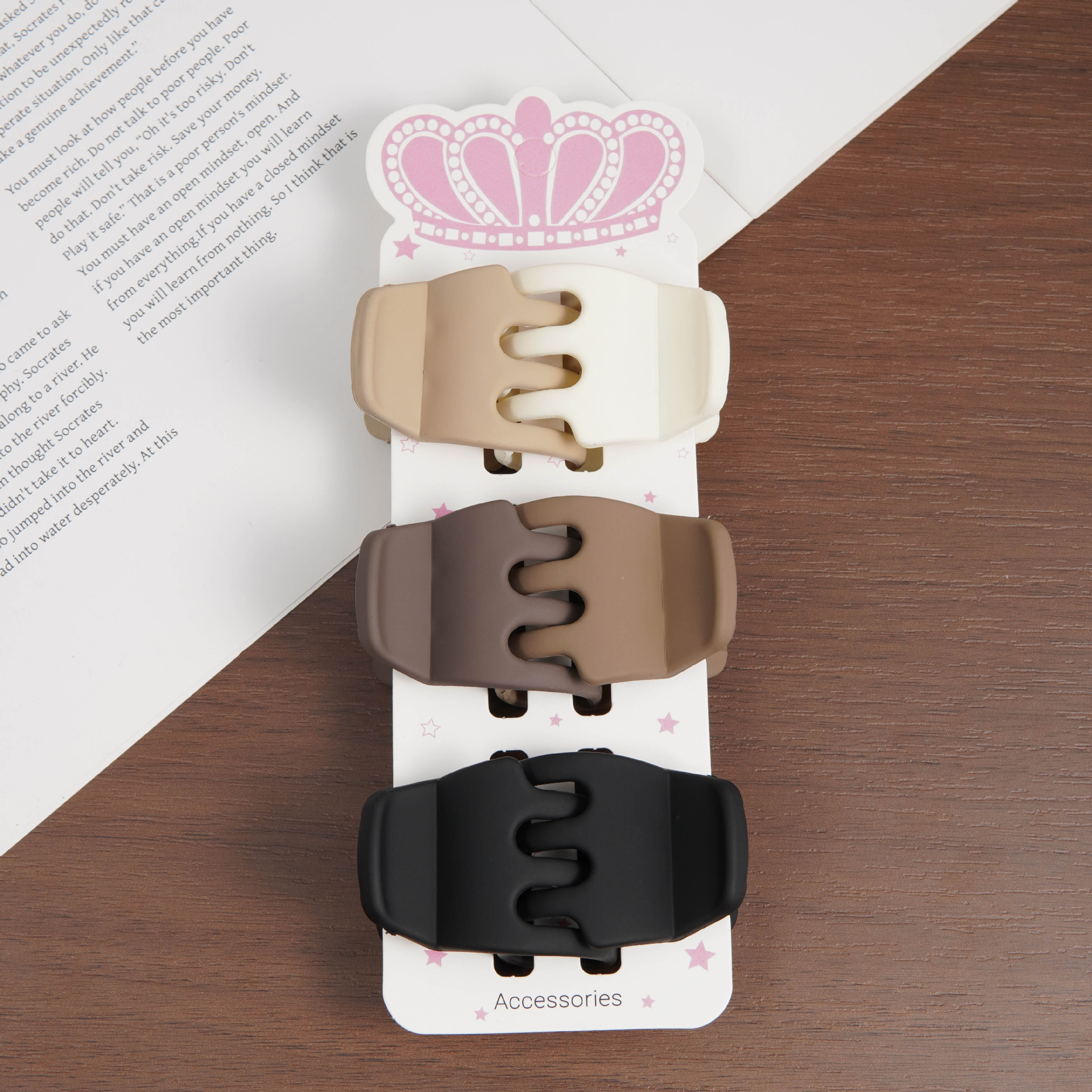 3.5cm 상단 카드(반투명) 6개 세트