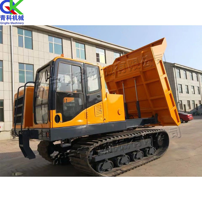 矿用全地形履带运输车自走式农林果园转运车水利建设物料装载车