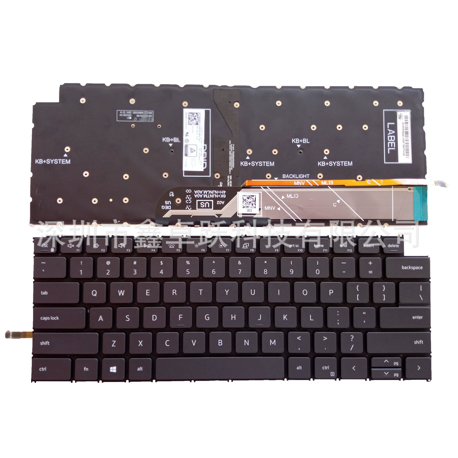 US is suitable for Dell Vostro 5310 5320 5410 5415 9710 notebook keyboard backlight