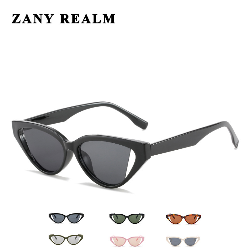 Nuevo pequeño ojo de gato retro gafas de sol de comercio exterior color caramelo marca de moda transfronteriza gafas de sol europeas y americanas fabricante en stock