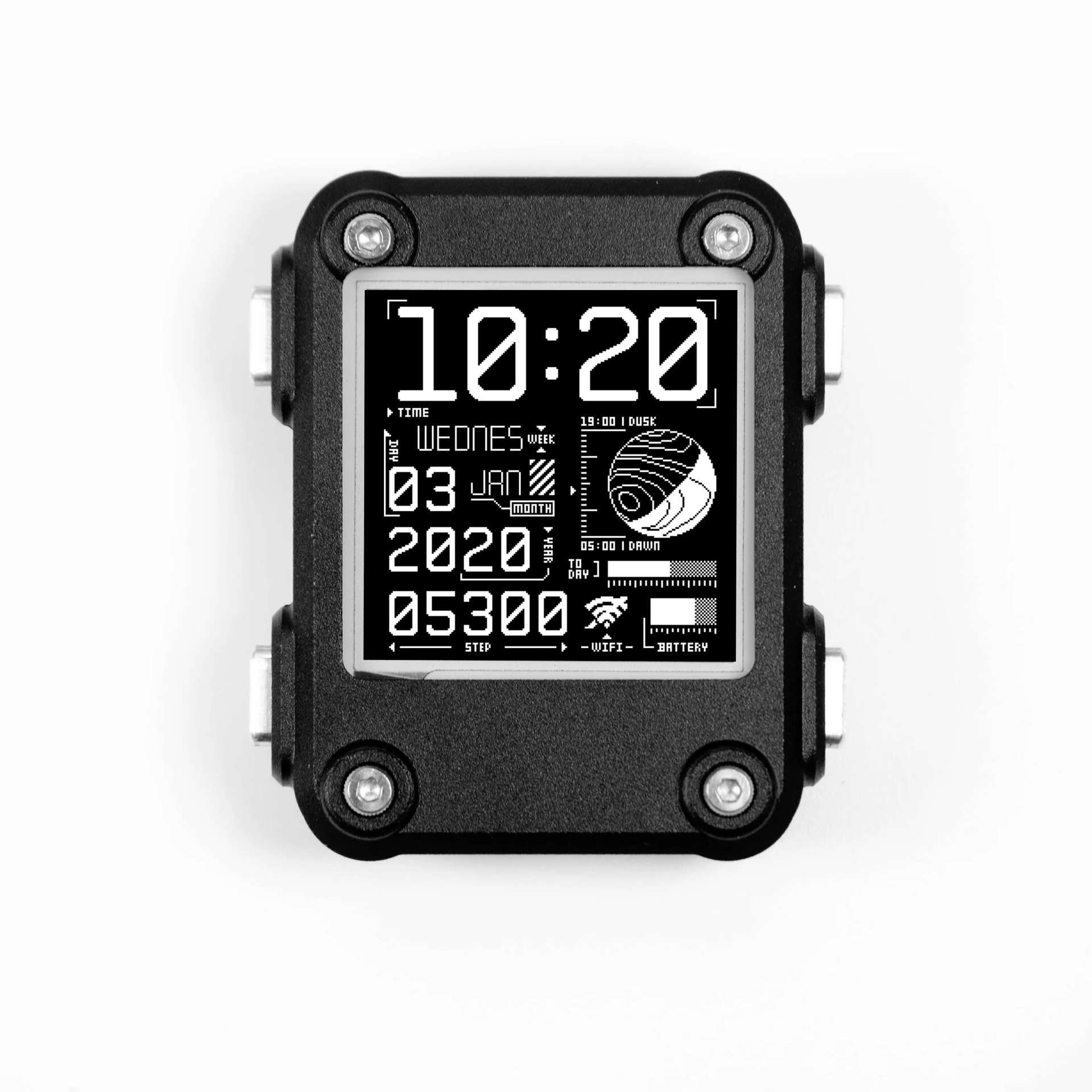 ESP32 ARDUINO 智能手表 Watchy V2.0  PLUS (铝合金外壳)编程手