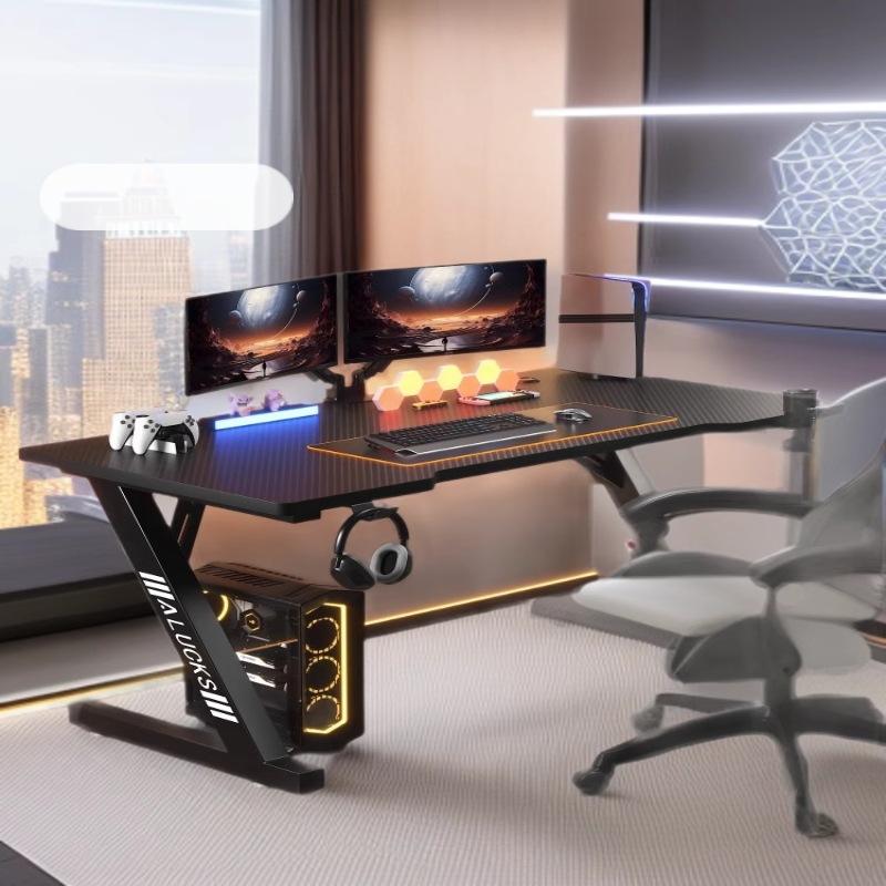 Mountable Robotic Arm Carbon Fiber Gaming Computer Desk Desktop Home Bedroom Simple Sub-Workbench Desk