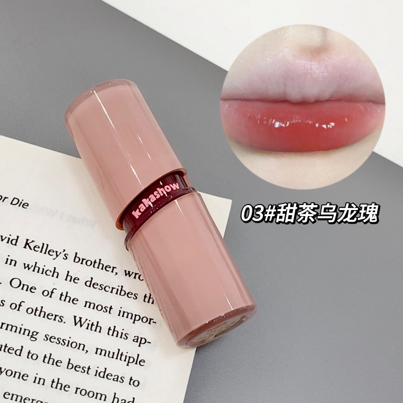 kakashow水光甜漾唇釉水润镜面嘟嘟唇口红清透光泽伪素颜女唇釉|undefined