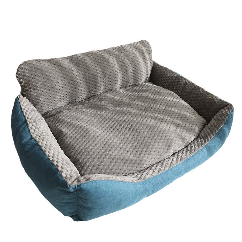 [Переведено] Kennel Winter Warm Dog Bed Golden Retriever Pet Sleeping Mat for Large Dogs All Seasons Removable and Washable Dog Sofa Dog Mat