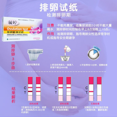 Yuting Ovulation Test Strips 10 Pcs Ovulation Detection Paper Fertility Test Strips High Precision Family Planning Supplies Manufacturer