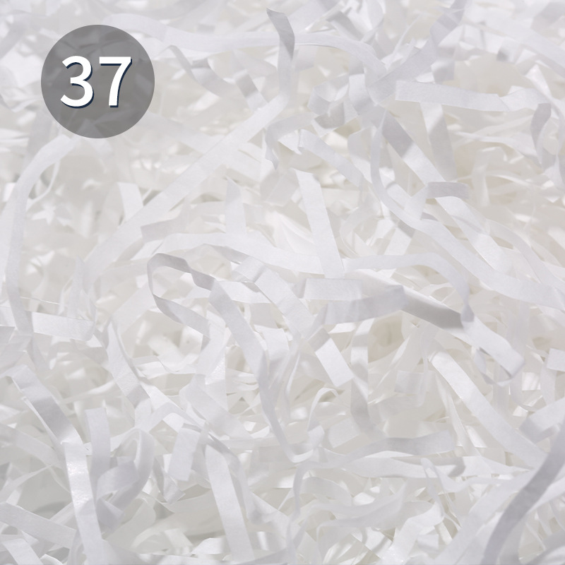 En stock al por mayor color de la rifa de papel desmenuzado caja de regalo caja de caramelo relleno de papel de la rifa caja de regalo ventas directas de la fábrica