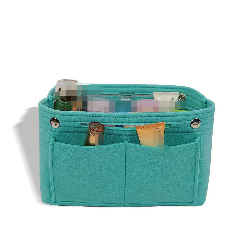 2023 bolsa de cosméticos de fieltro perezoso creativo transfronterizo bolsa central bolsa de almacenamiento de cosméticos bolsa portátil para mujer