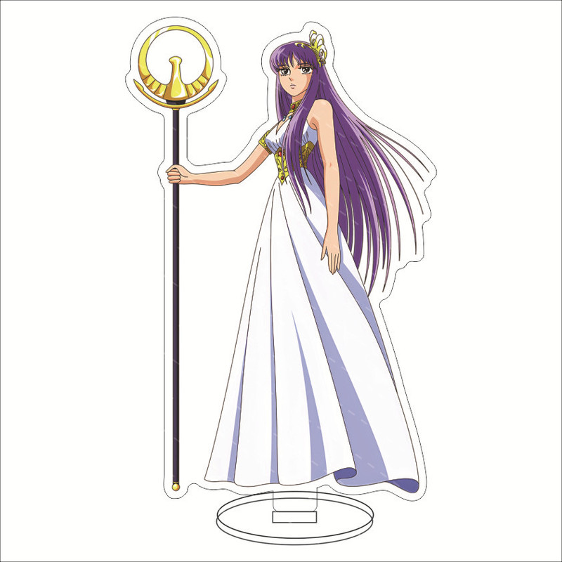 聖闘士星矢大立牌城戸沙織氷河紫龍瞬一輝童虎アクリル置物|undefined