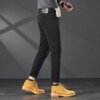 Jeans male 2023 Spring new pattern Elastic force Self cultivation Straight pants man business affairs leisure time trousers