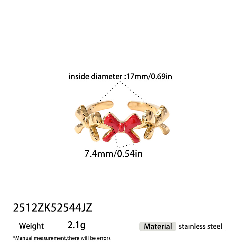 Tina Europa y los Estados Unidos moda transfronteriza dopamina color goteo de aceite anillo de acero inoxidable nicho arco joyería al por mayor