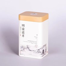 牛皮纸茶叶罐新品复古密封家用便携铁罐红茶通用罐子铝箔袋商用