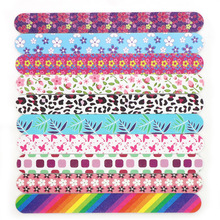 17.8cm打磨指甲锉  美甲工具双面打磨指甲砂条  美甲打磨磨甲条