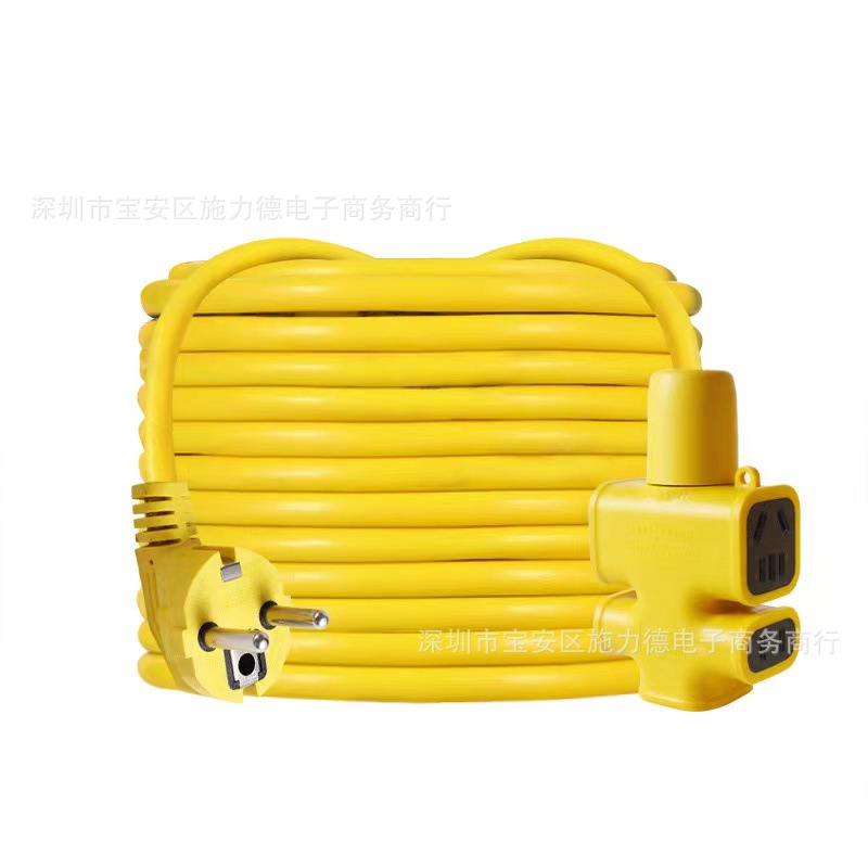 专销出口国外东南亚越南缅甸插座延长线5米到30米 欧标插头